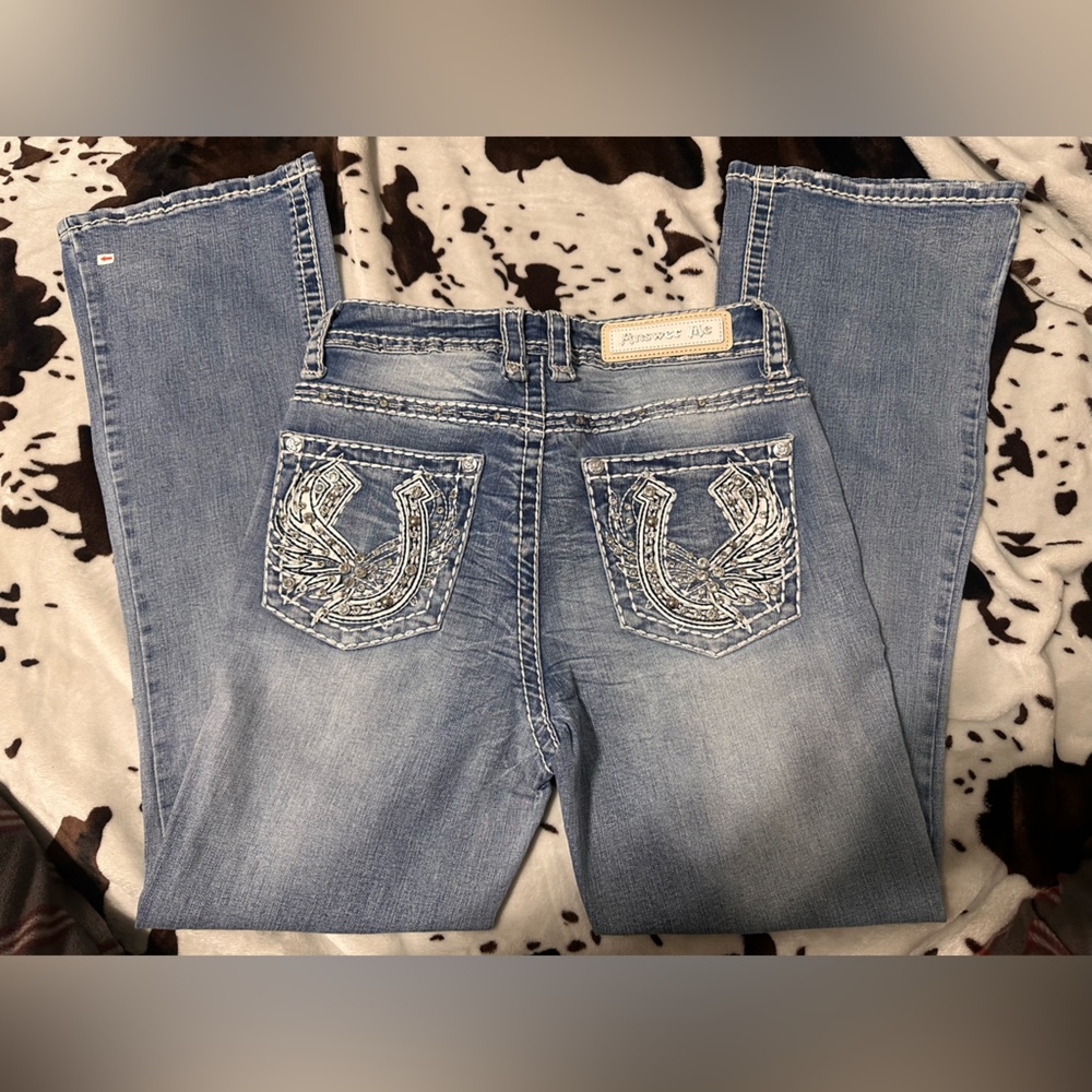 Light Wash ANSWER ME BOOTCUT JEANS